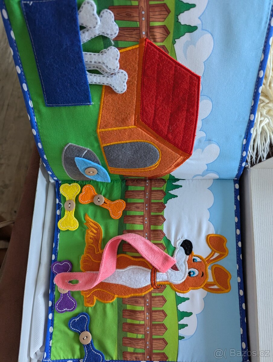 Quiet book - interaktivní kniha - 6