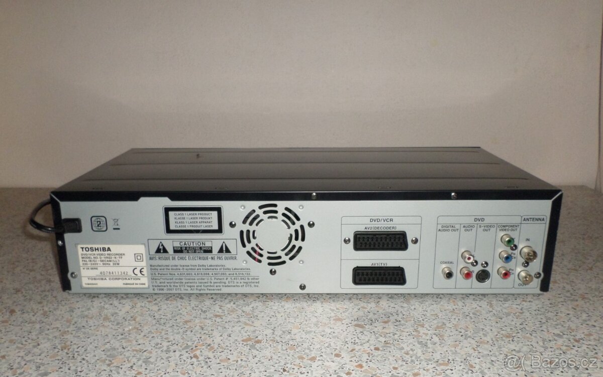 VHS-DVD rekordér Toshiba D-VR52 - 6