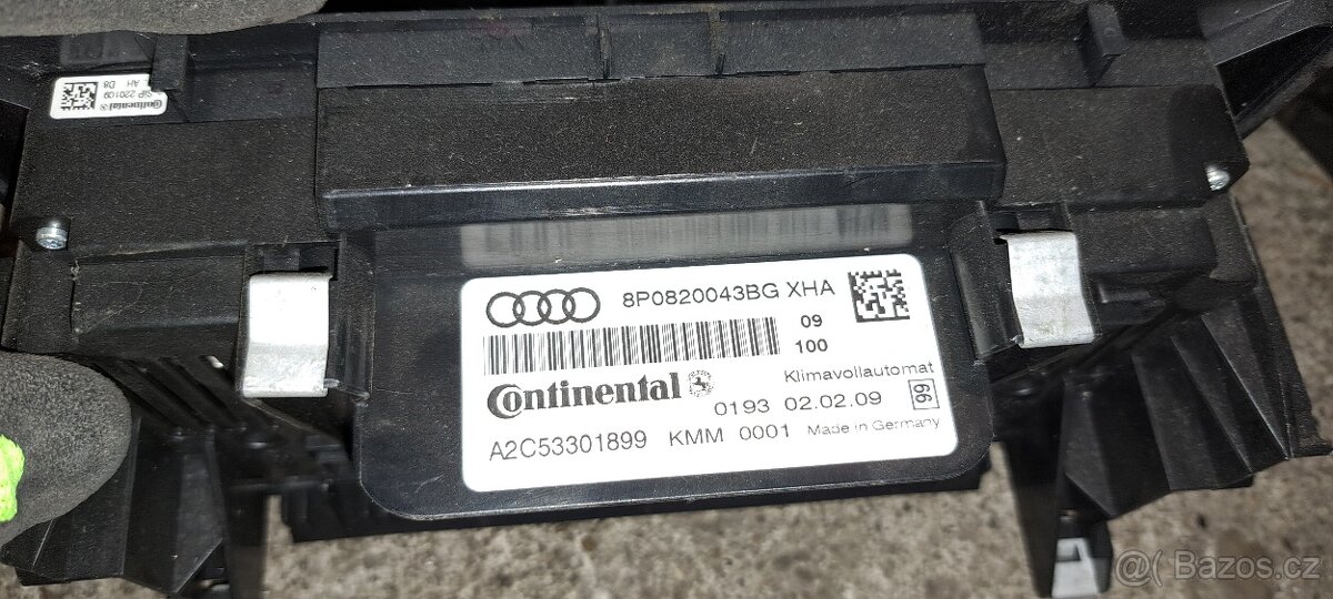 Klimatronik ovladani topeni audi A3 8P - 6