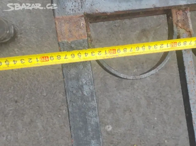 Stará železná brána, kovaná brána, 336 x 320 cm - 6