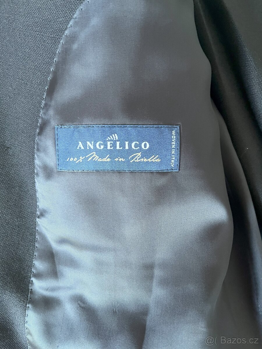 Nový vlněný oblek Suitsupply Havana Navy vel. 50 - 6