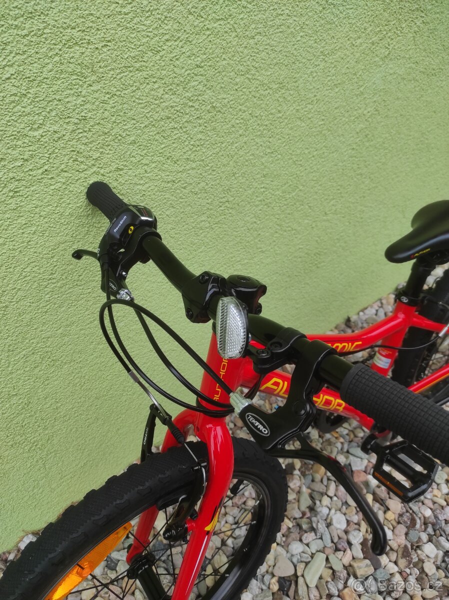 Značkové kolo Author Cosmic 20" (červená/žlutá) - 6