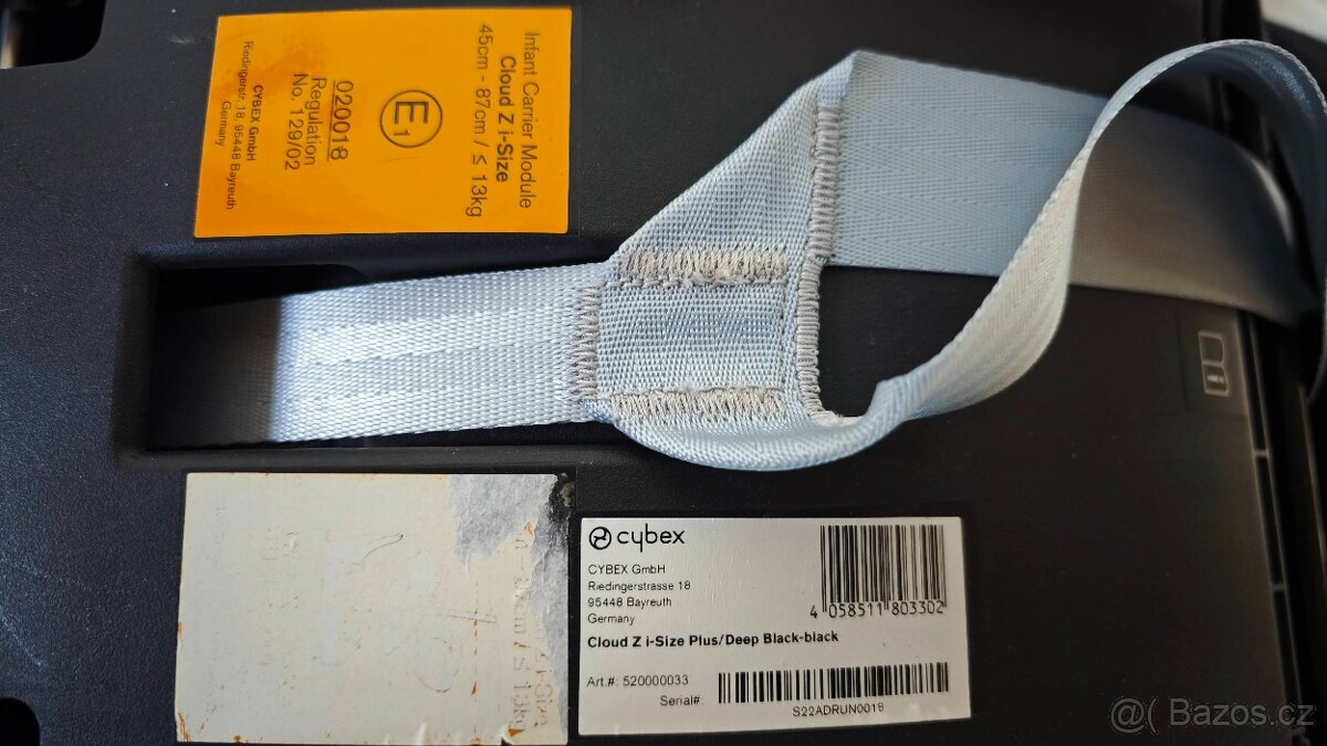 Dětská autosedačka Cybex 0-13kg - 6