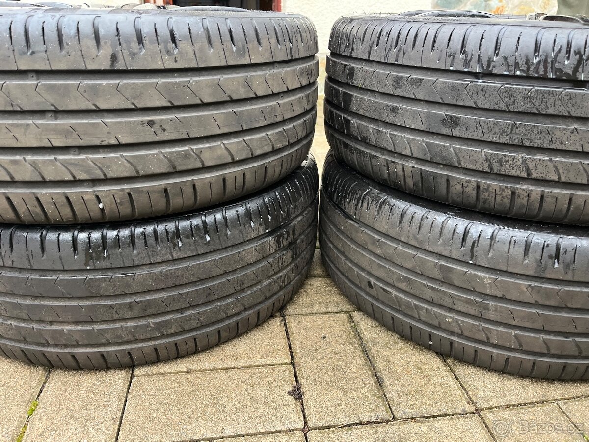 4x litá kola 5x100 R16, letní pneu 70% - 6