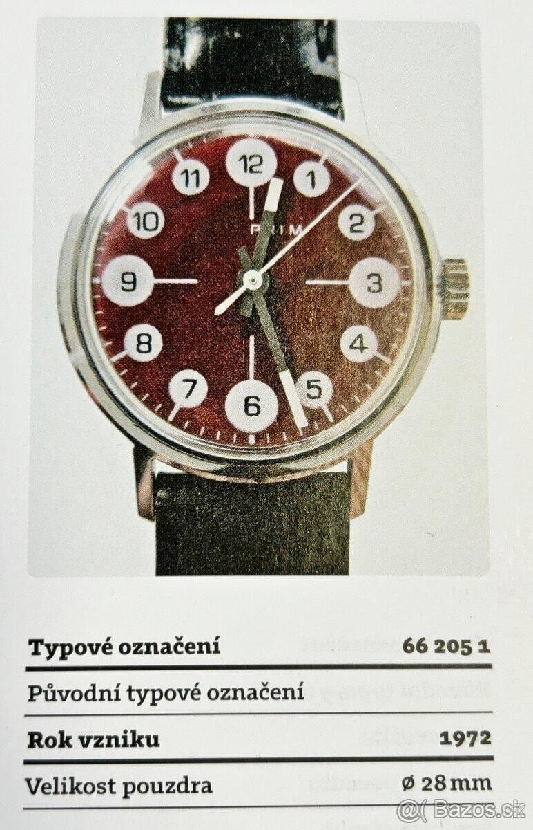 Československé Retro Vintage hodinky PRIM Berušky zo 70. rok - 6