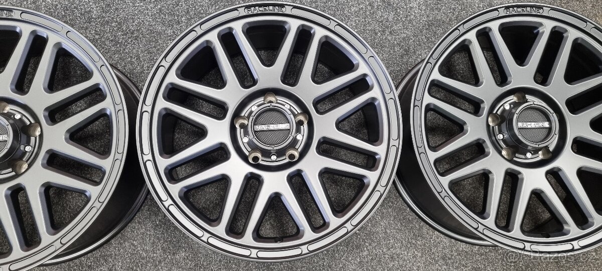 Alu disky Raceline Satin Black 5x139.7 9x20 106.5 AMERIKA - 6