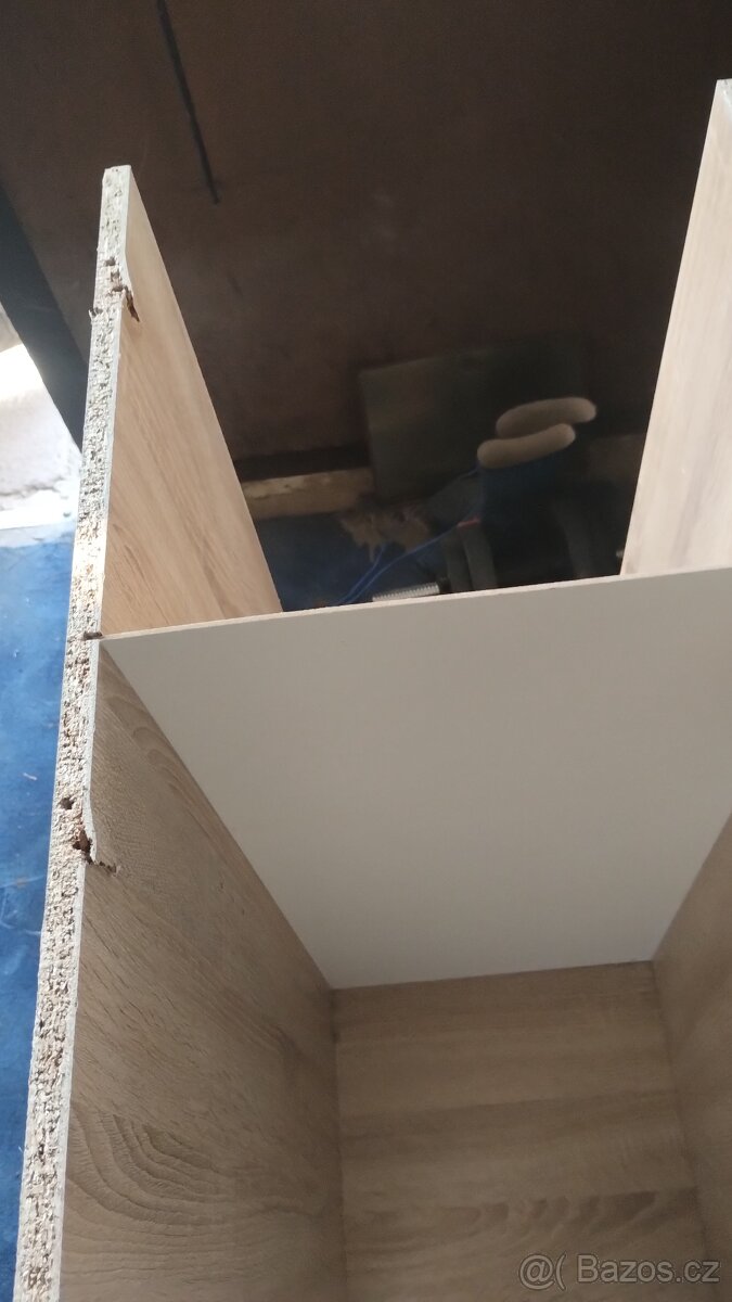 Prodam patrovou zvysenou postel se skrini - 6