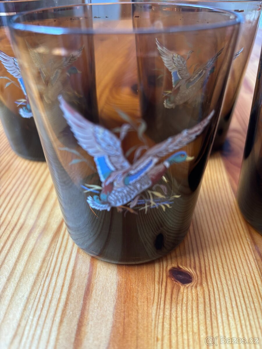 Sada jantarových skleniček - 6