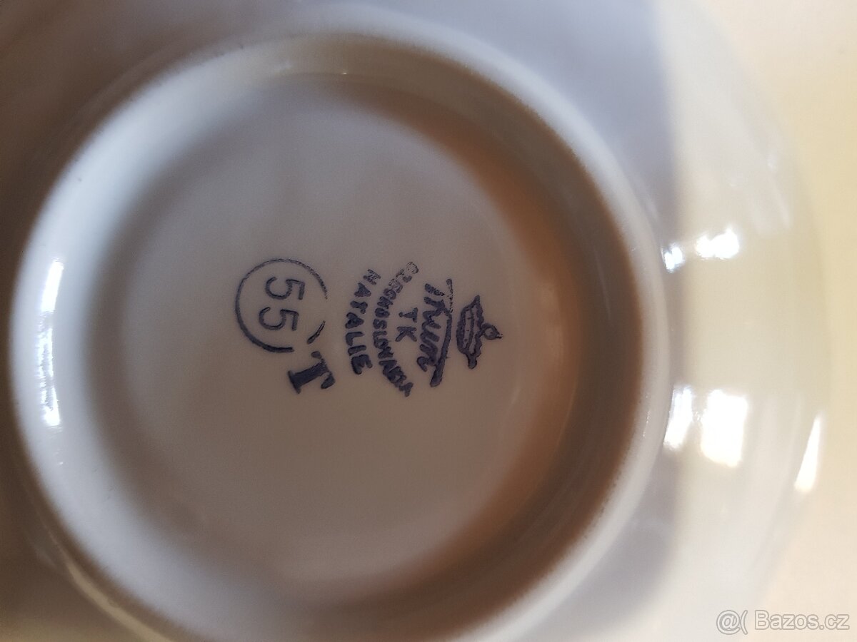 Porcelánové hrnečky s podšálky - 6