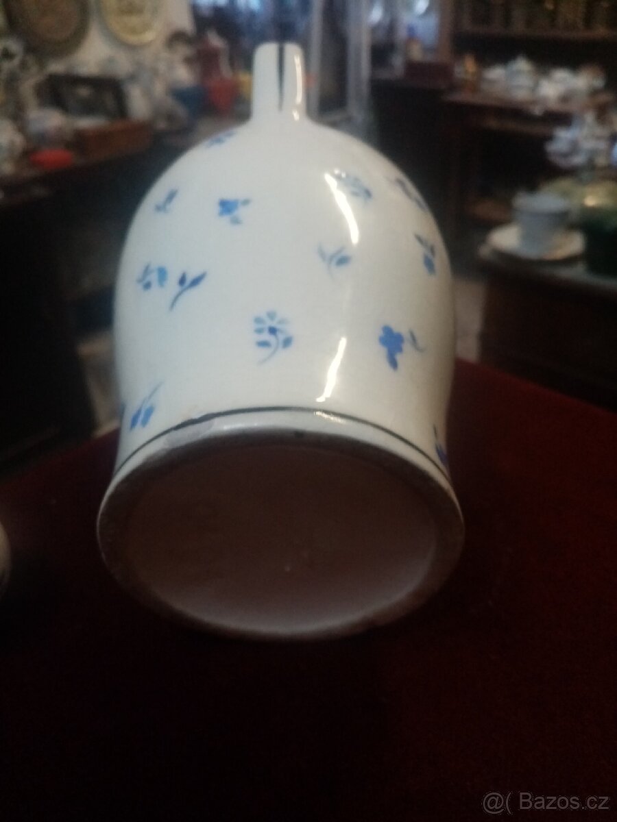 Starožitná keramická glazurovaná karafa - 6