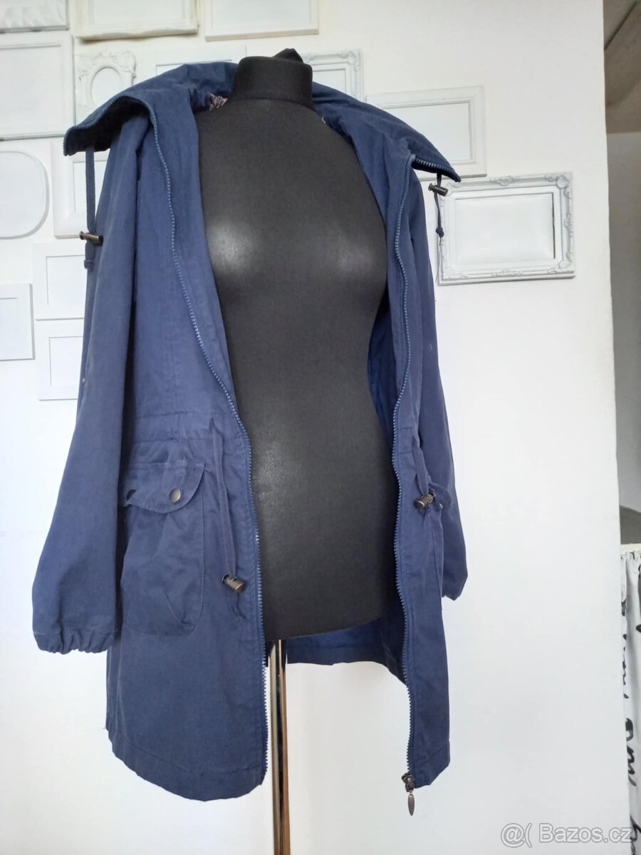 Modrá dámská parka - 6