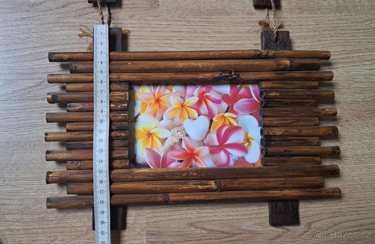 Ručně vyrobené teakové rámečky - 6