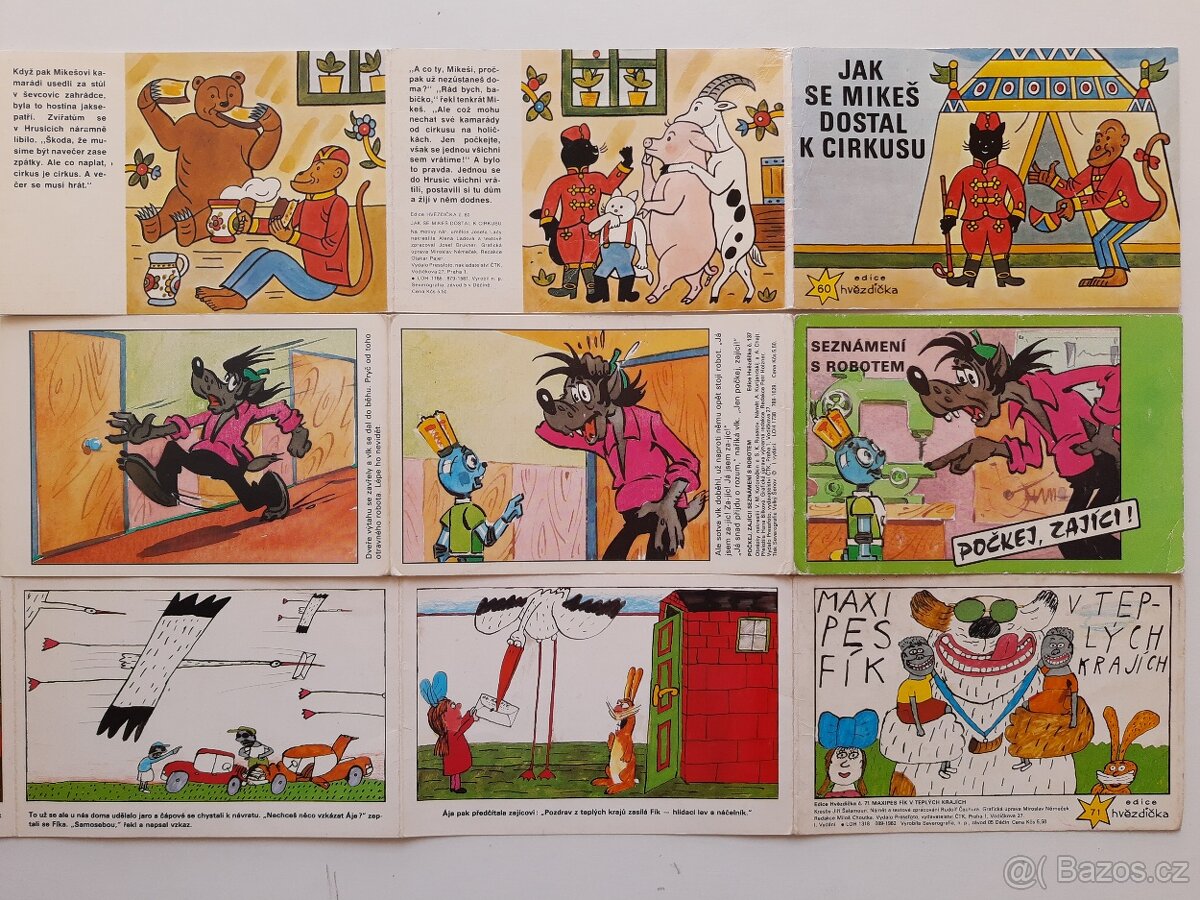 Hvězdička (set 8) - leporela (6x) - 6