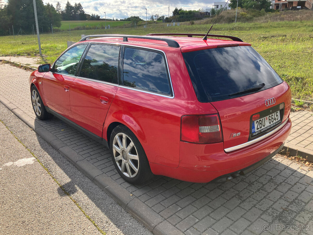 Audi A6 kombi S-Line 1.9TDI 2004 - červená - 6