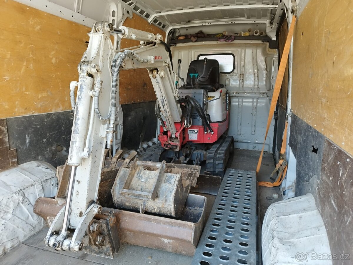 Minibagr Takeuchi TB108, rozsirovaci. - 6