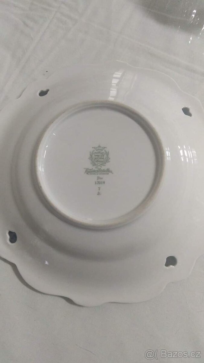 Stará porcelánová misa značky Weimar - 6