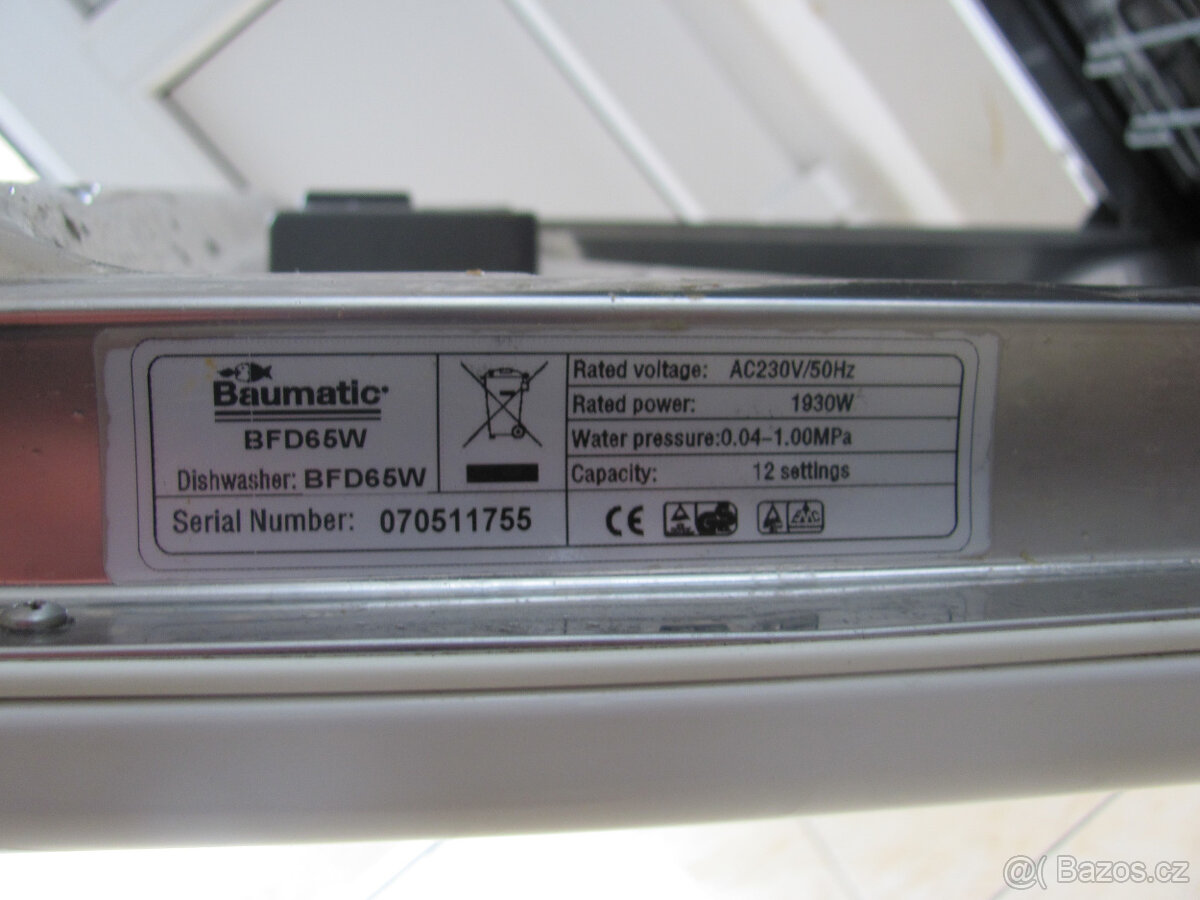 MYČKA NÁDOBÍ BAUMATIC - 12SAD - A+ - 60cm - 6