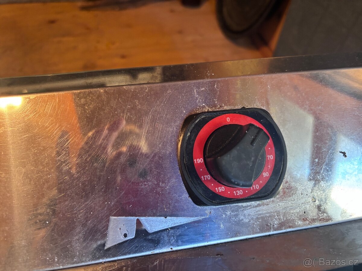 Gastro friteza stolní 30l REDFOX langoše, koblihy, ryby - 6