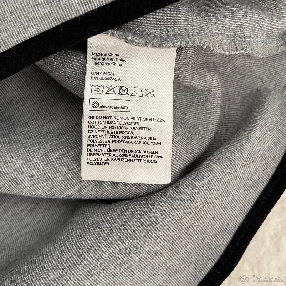 Pánská mikina s kapucí H&M vel. M 48-50 - 6