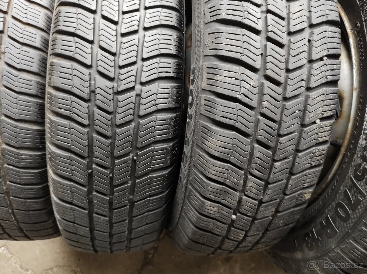 165/70 R13 ZIMNÍ PNEU polaris + DISKY 4X100mm FELICIA - 6