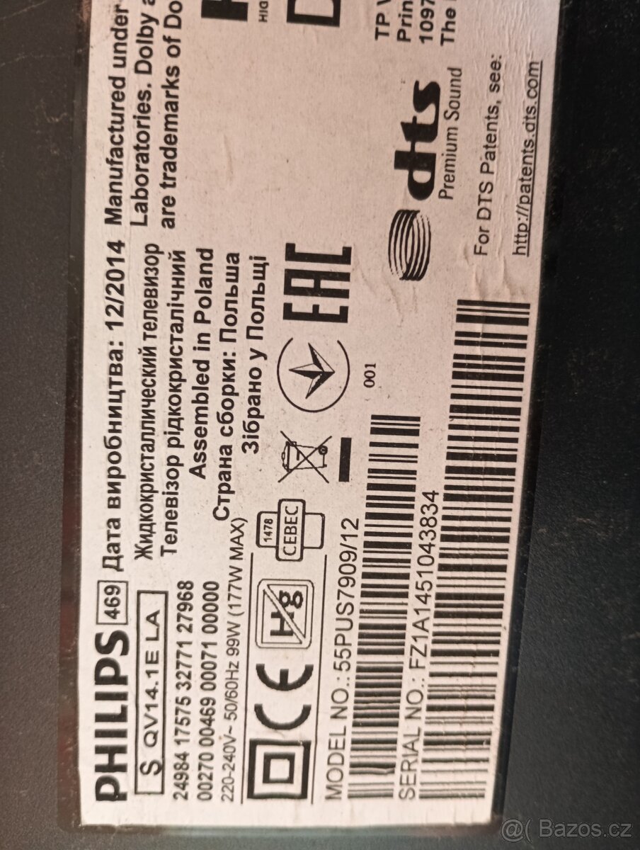 Hisens40A4K,43A69K,32b5600,32A5100 a další - 6