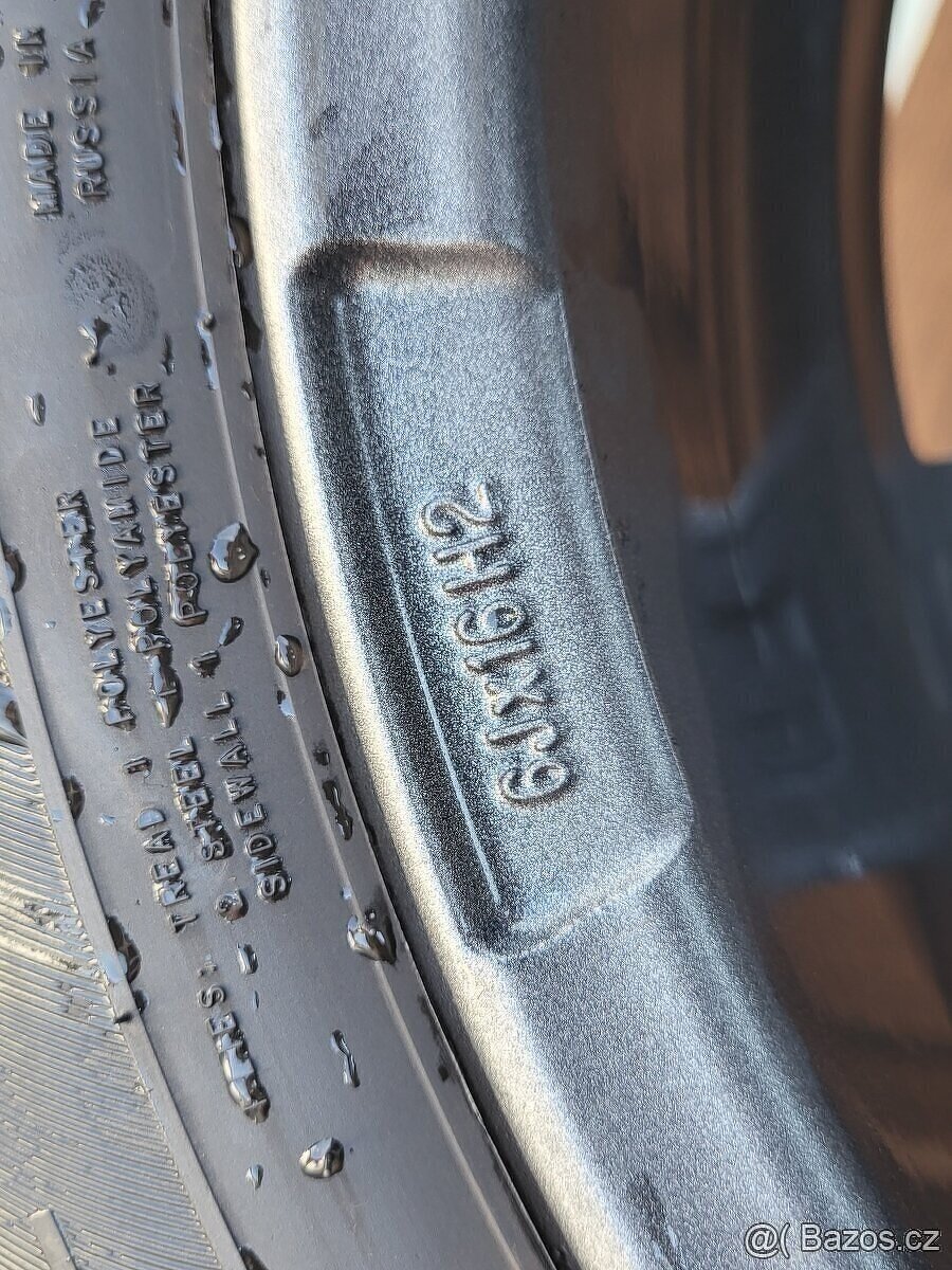 Prodám zimní sadu pneu 195/55R16, ET50, 5x100, Nokian - 6