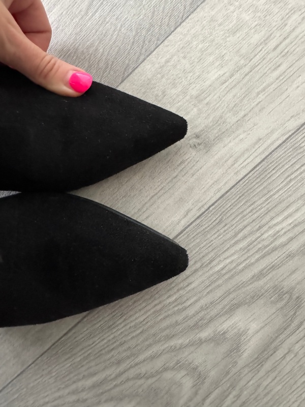 Černé vysoké kozačky na platformě - 6