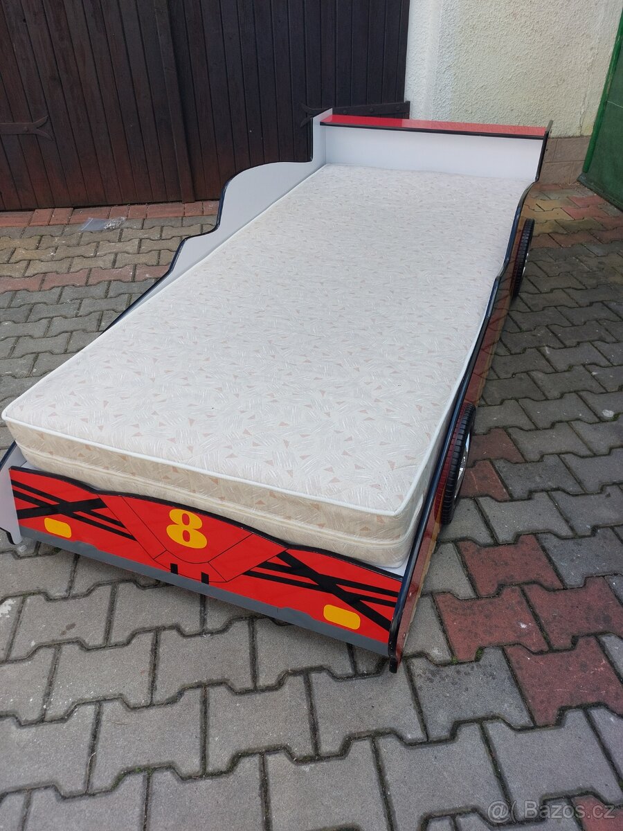 Dětská Postel ,Formule.(červená) - 6