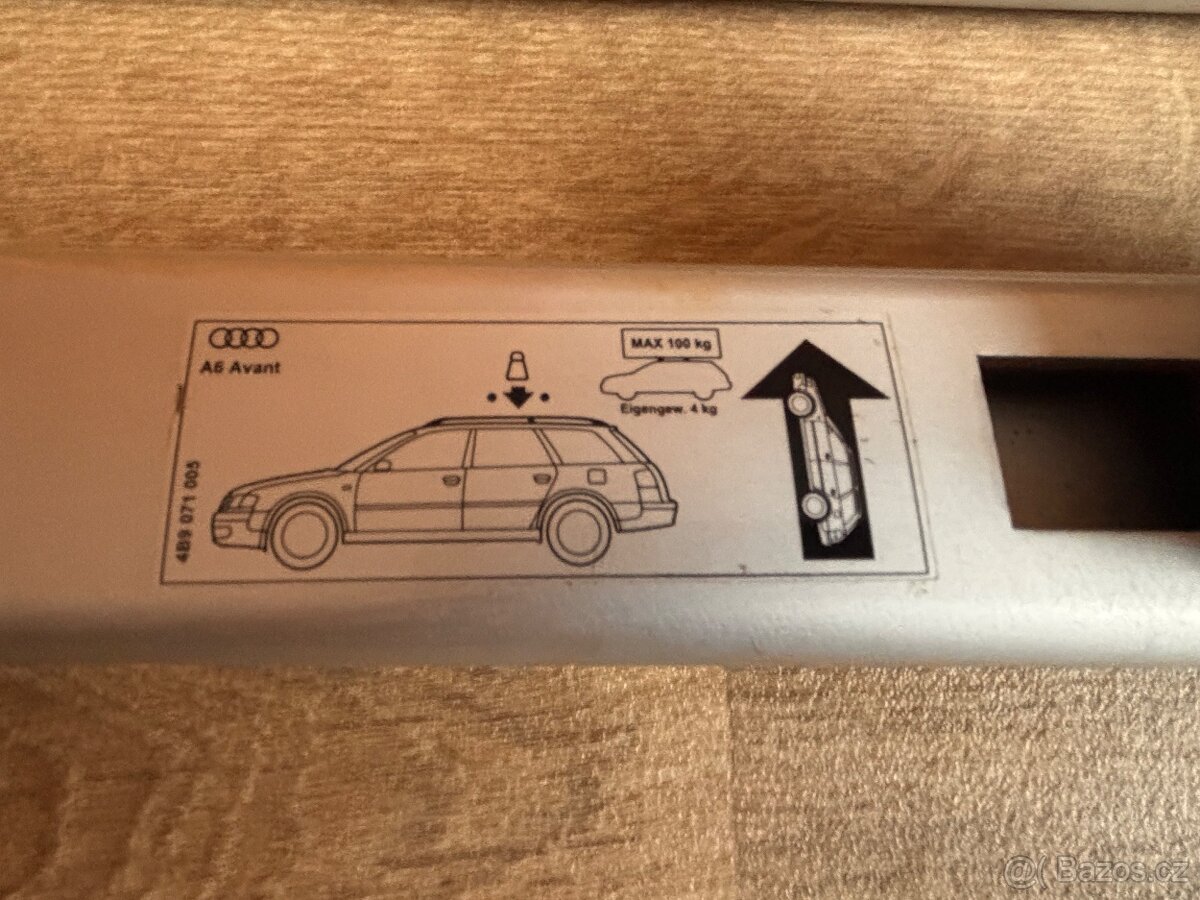 Originální střešní nosič Audi A6 Avant - 6