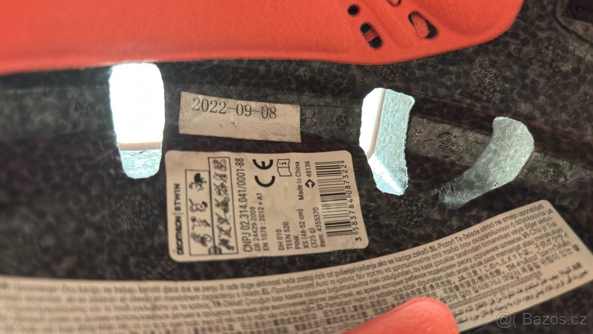 BTWIN helma dětská XS, jako nová - 6