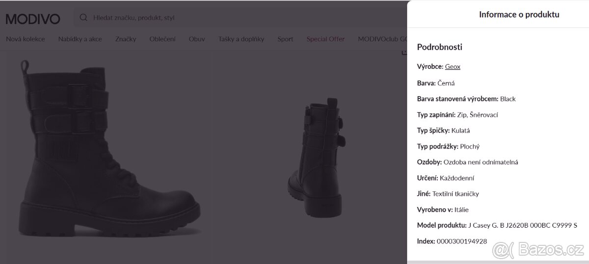 Dětské vojenské kanady vel. 35 - 6