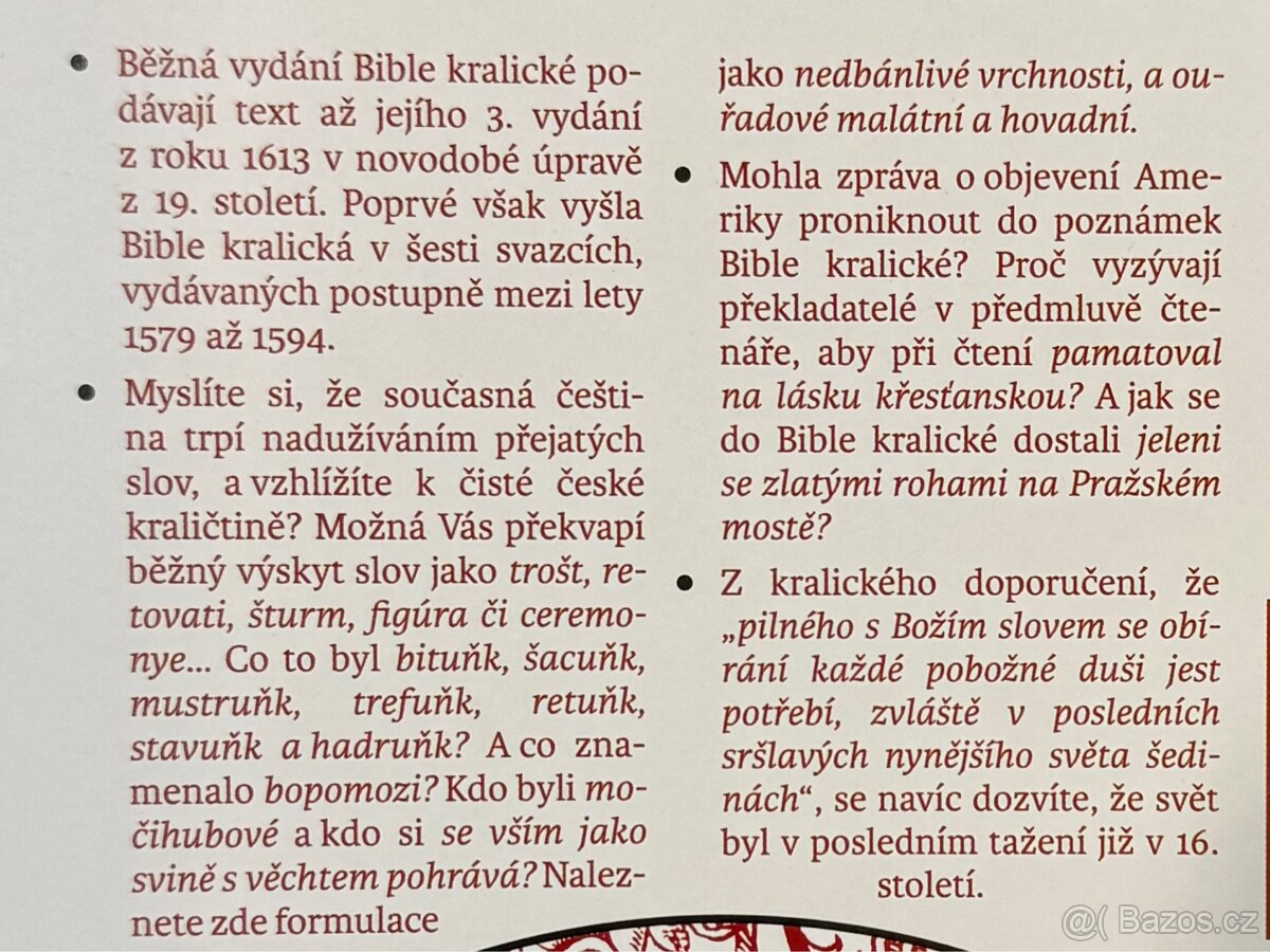 Bible Kralická - 6