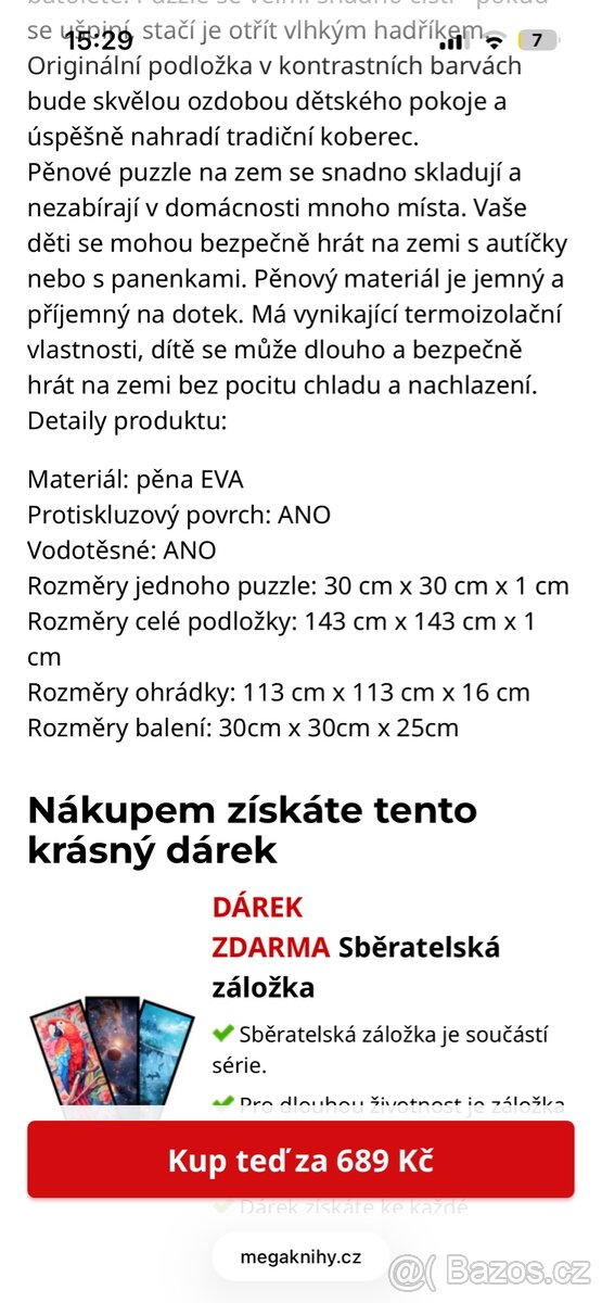 Pěnové puzzle ohrádka - 6