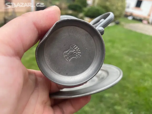 Cinova konvice, dzban na kavu, caj, podsalek - 6