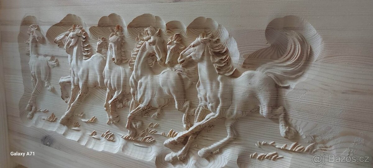 Drevená posteľ "Kone"180×200 vrátane roštov - 6