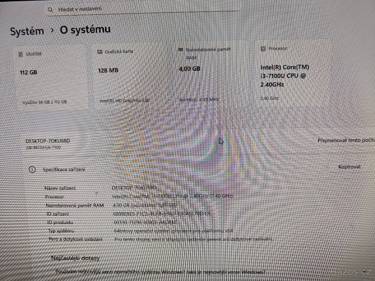 Prodám mini pc Gigabyte, Windows 11 pro - 6