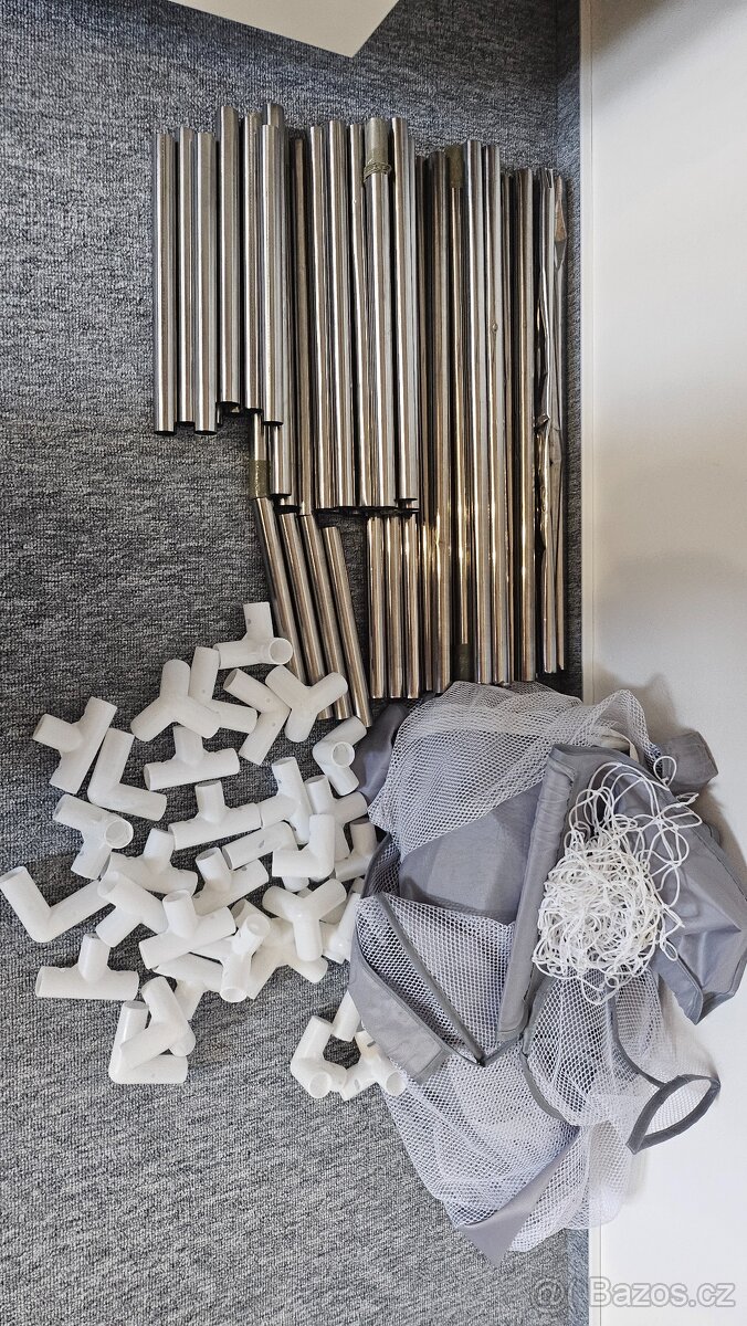 Dětská ohrádka s brankami a košem - 6