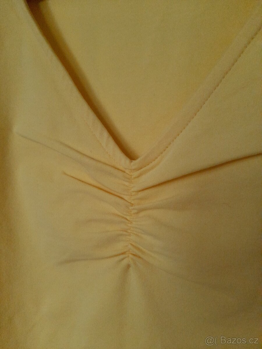 Žluté tričko ONLY (vel. XL) - 6