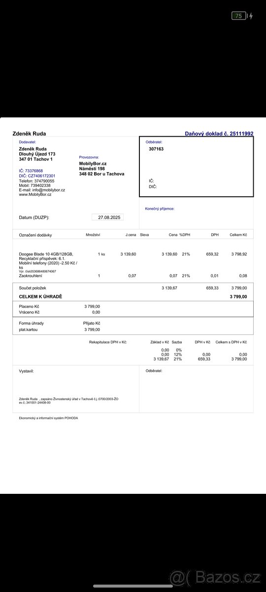 Odolný telefon DOOGEE Blade 10, 3 měsíce starý - 6