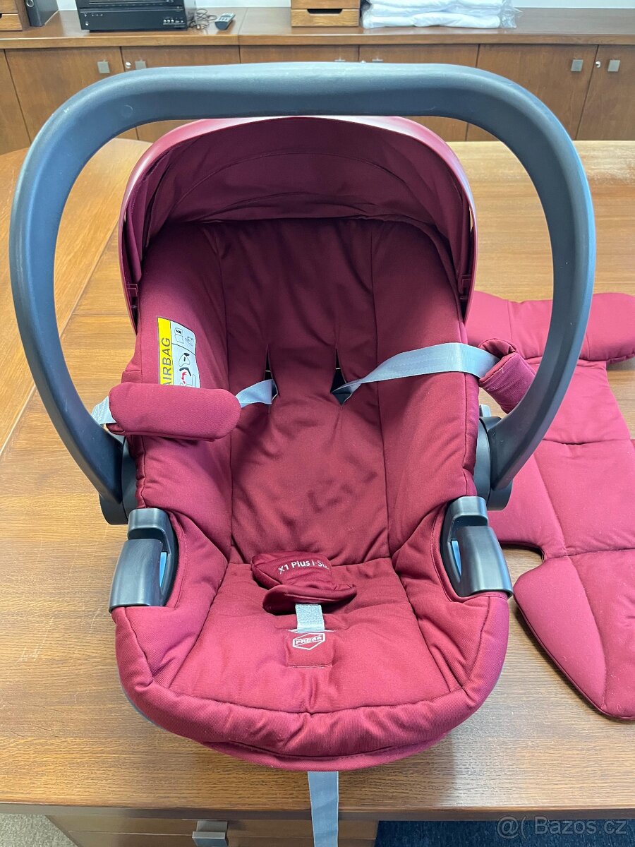 Autosedačka XS Plus i-Size Bordó Red - 6