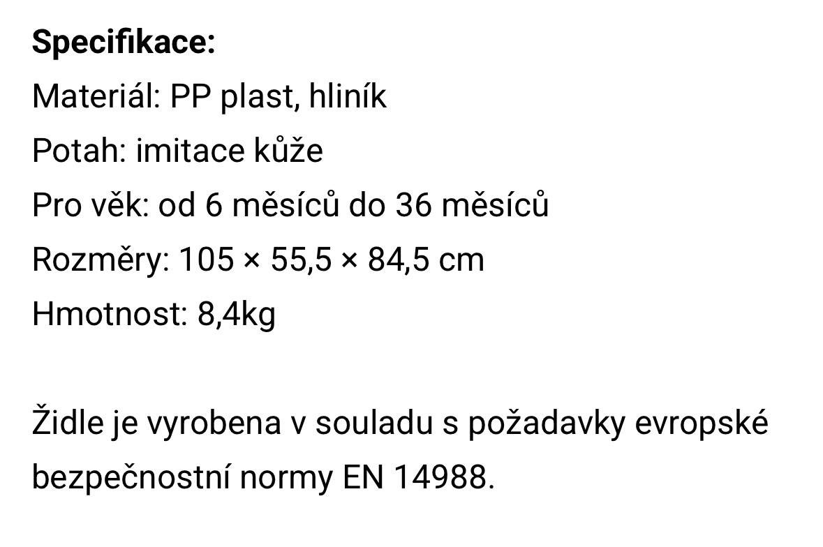 Dětská jídelní židlička Kinderkraft - 6