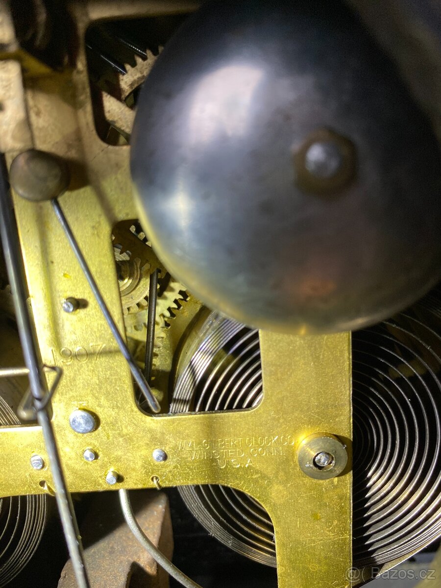 STAROŽITNÉ STOLNÍ HODINY - 6