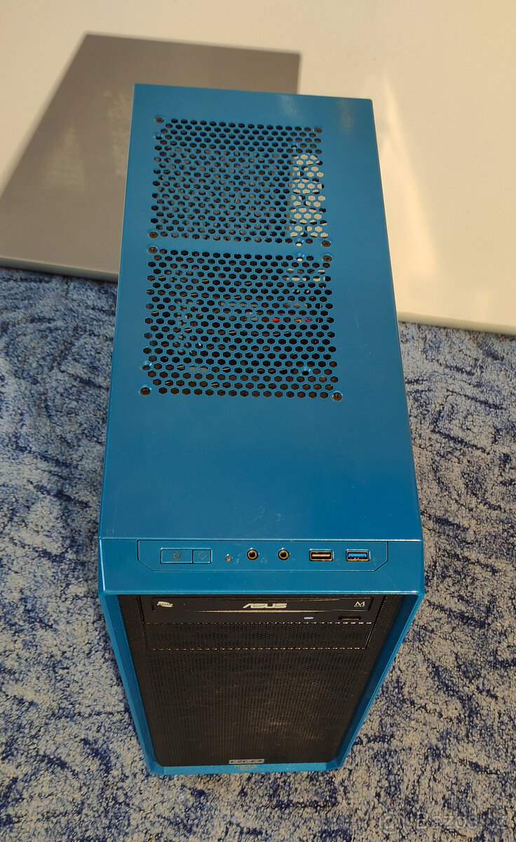 Počítačová skříň, Fractal Design Focus G Window Blue, 2x ven - 6