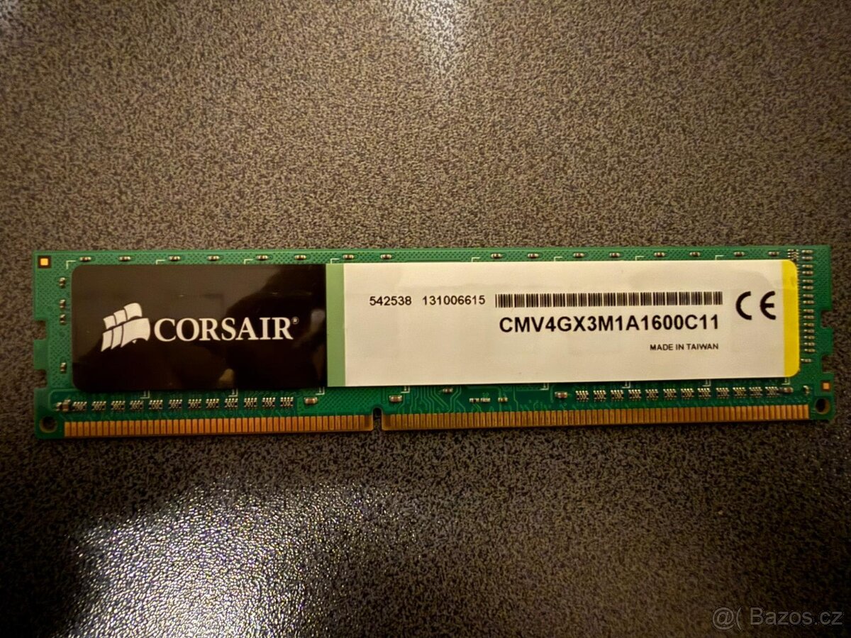 RAM DDR3 4GB – 1333 / 1600 MHz – desktop PC – více kusů - 6