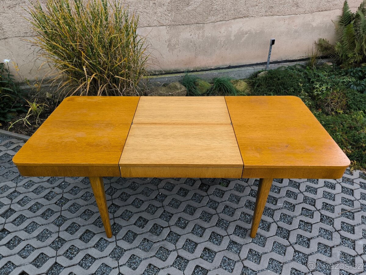 Art Deco jídelní rozkládací stůl Jindřich Halabala - 6