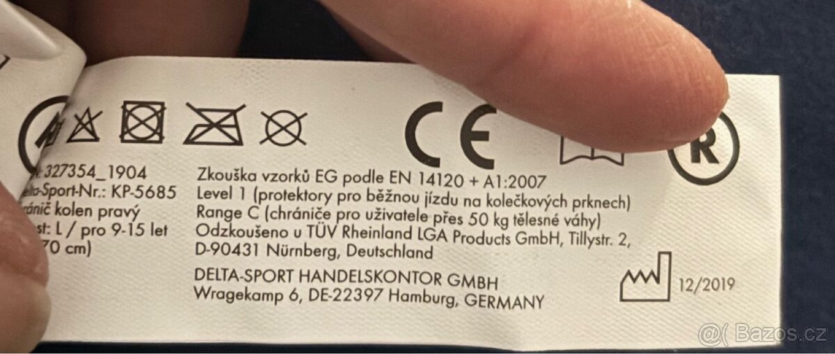 Sada chráničů na skate nebo brusle - 6