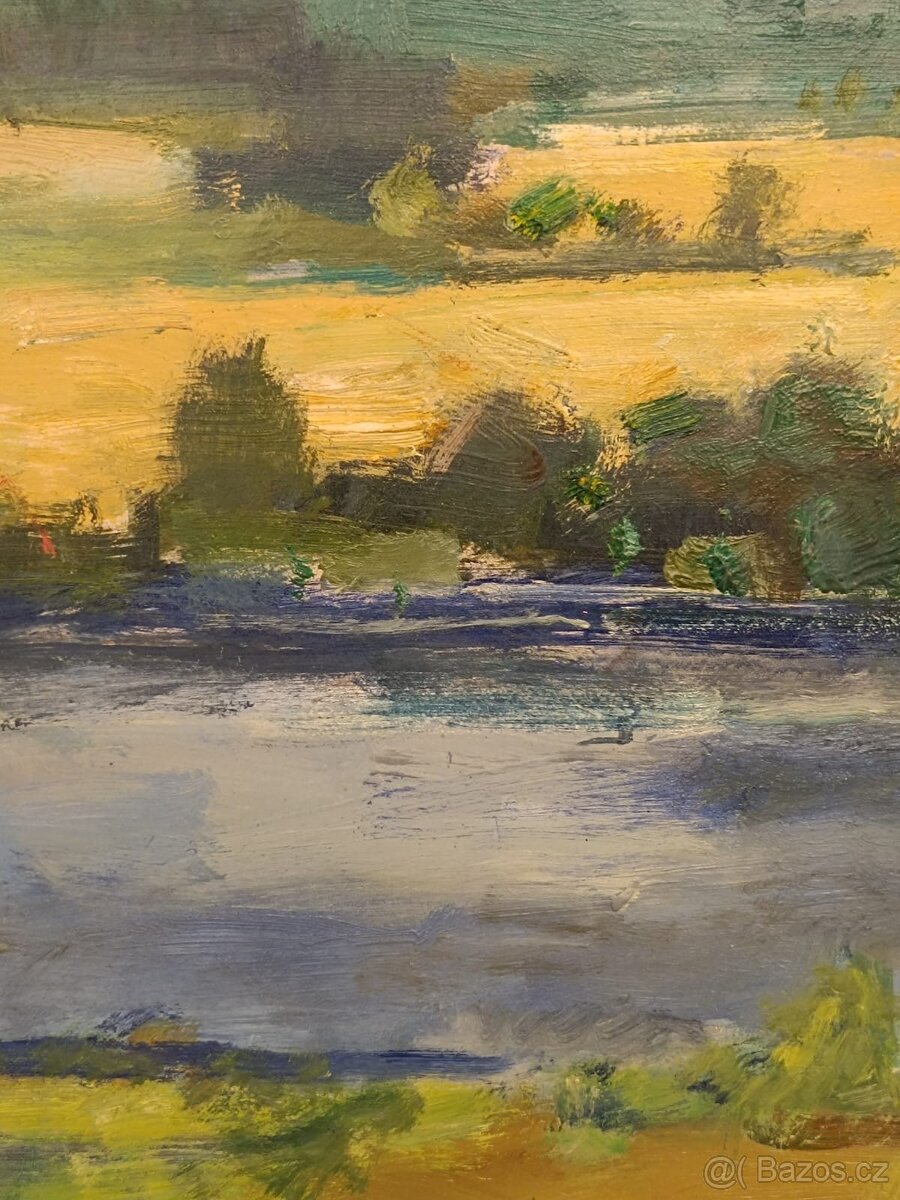 Obraz Jana Lieblová, na Vysočině, olej 63x73 - 6