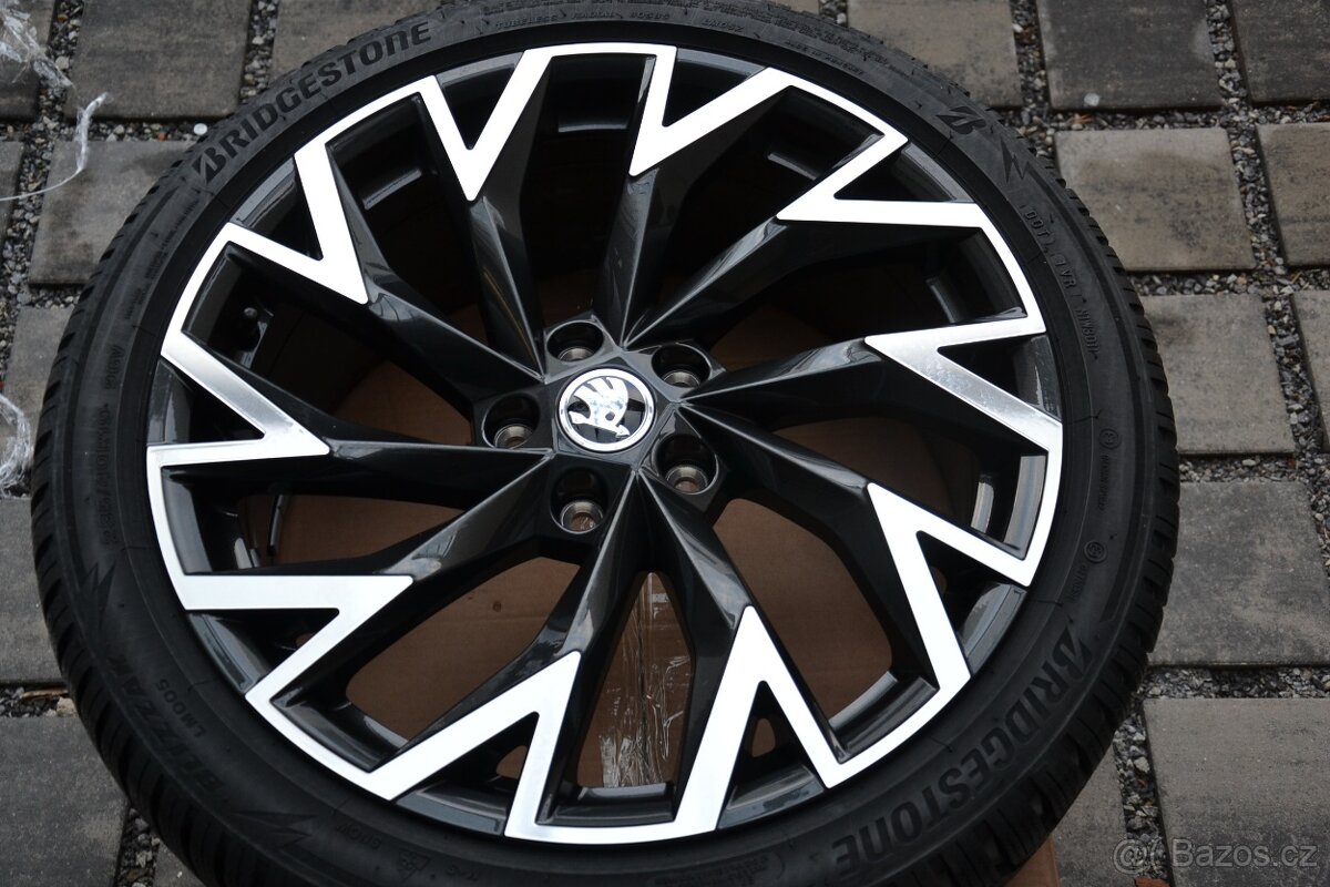Nová zimní Alu sada Škoda Superb III, IV 235/40 R19 Bridg. - 6