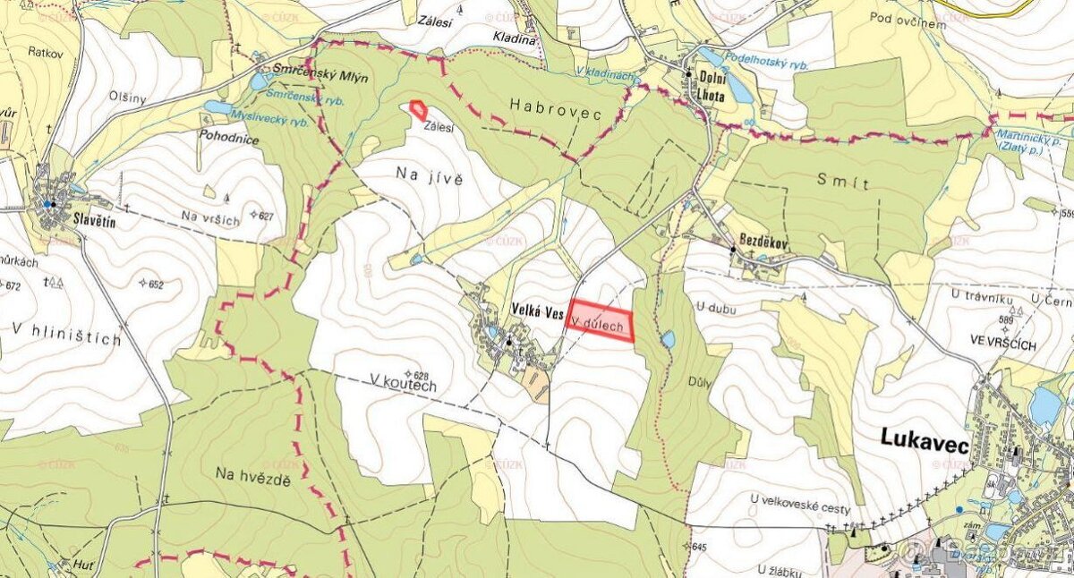 Zemědělská půda, prodej, Daměnice, Načeradec, Benešov - 6
