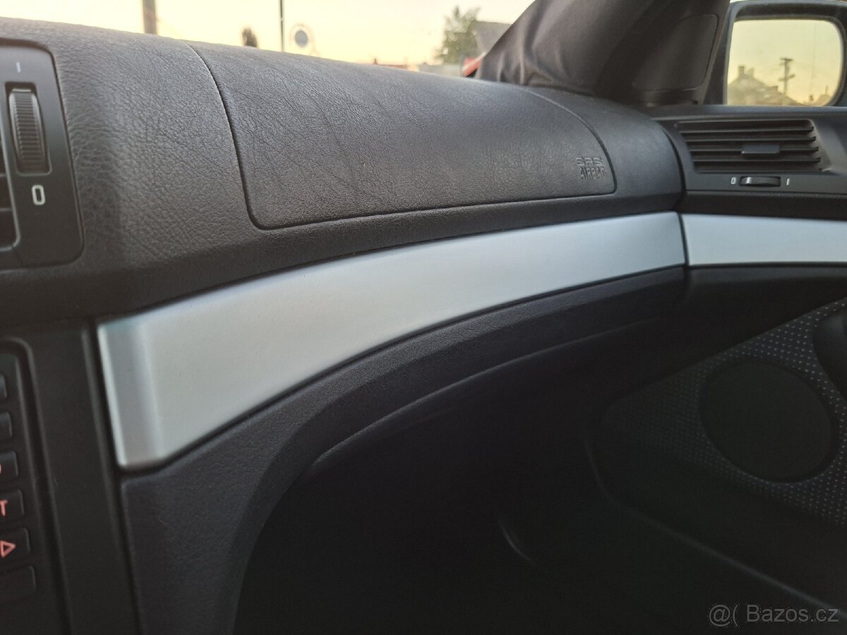 Stříbrný dekor interiéru BMW E39 - 6